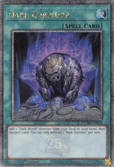 Dark Corridor (Quarter Century Secret Rare) [DUNE-EN059-QCSR]