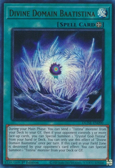 Divine Domain Baatistina (Ultra Rare) [DUNE-EN090-UR]