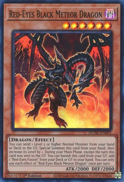 Red-Eyes Black Meteor Dragon (Super Rare) [DUNE-EN095-SuR]