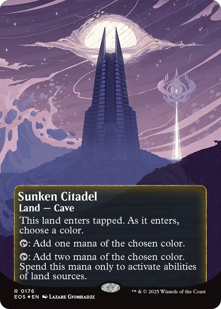 Sunken Citadel - Borderless - Galaxy Foil - Full Art [EOS-176]