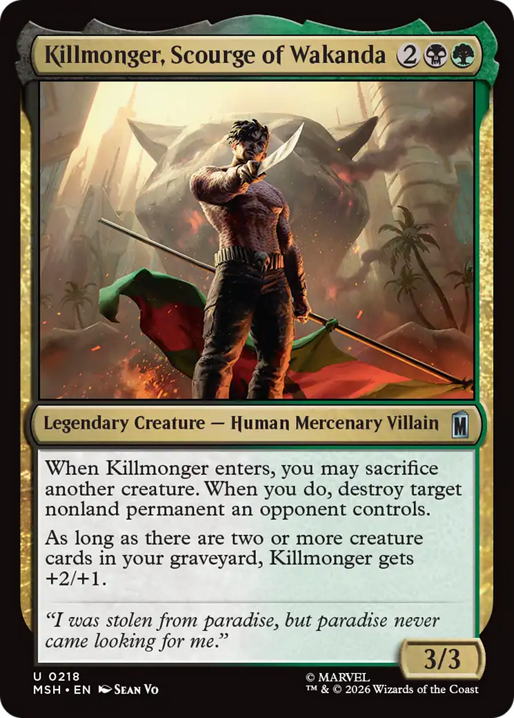 Killmonger, Scourge of Wakanda [MSH-218]