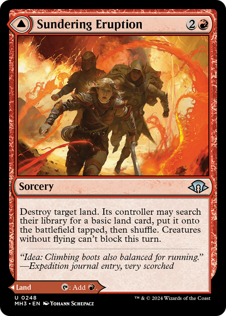 Sundering Eruption // Volcanic Fissure [MH3-248]