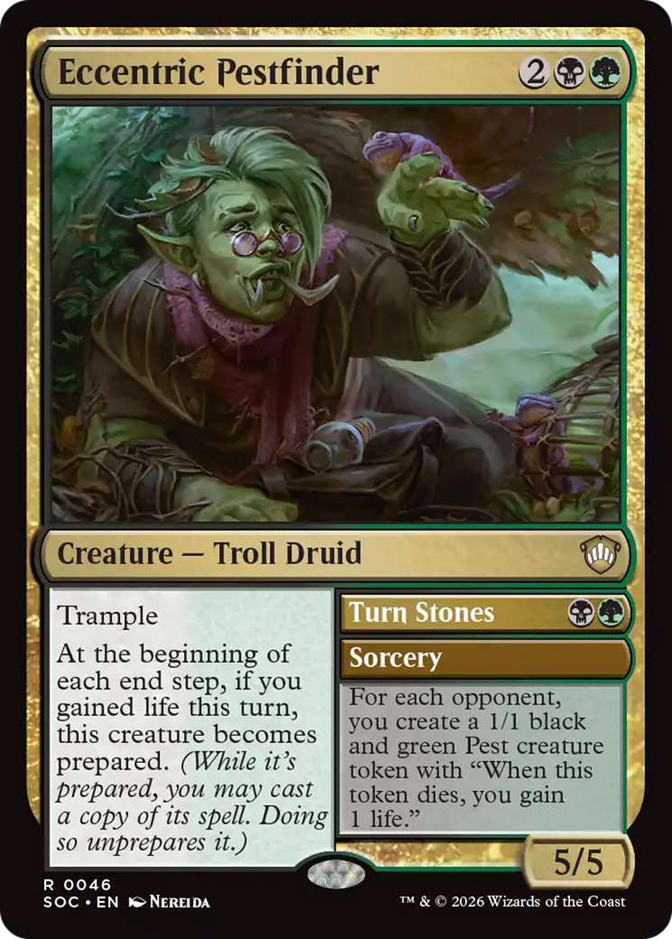 Eccentric Pestfinder // Turn Stones [SOC-46]