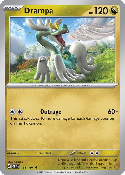 Drampa - 161/197 (Uncommon) [OBF-161-U]