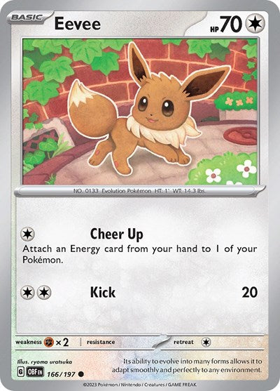 Eevee - 166/197 (Common) [OBF-166-C]