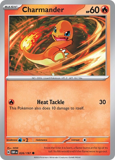 Charmander - 026/197 (Common) [OBF-026-C]
