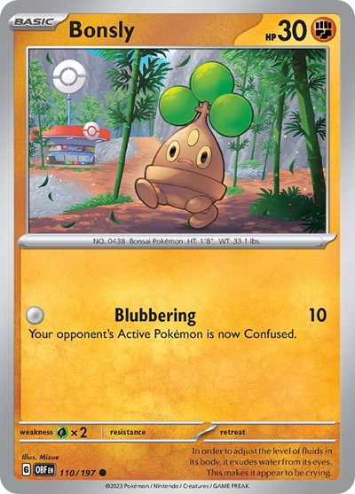 Bonsly - 110/197 (Common) [OBF-110-C]