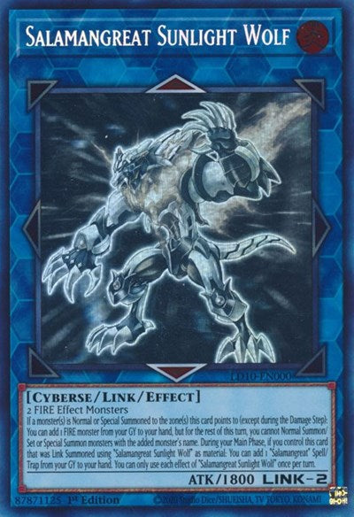 Salamangreat Sunlight Wolf (Ghost Rare) [LD10-EN000-GR]
