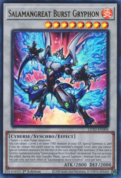 Salamangreat Burst Gryphon (Ultra Rare) [LD10-EN004-UR]