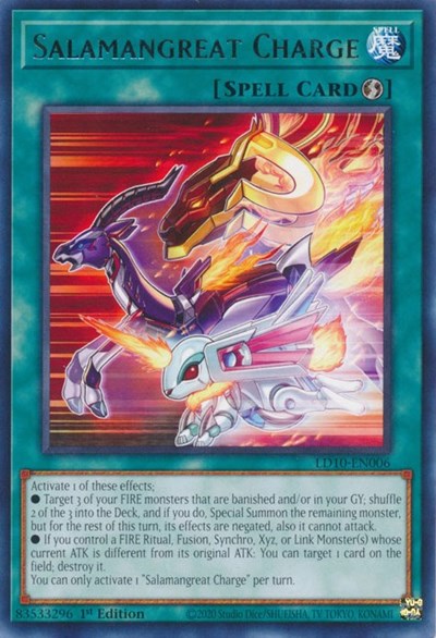 Salamangreat Charge (Rare) [LD10-EN006-R]