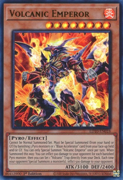 Volcanic Emperor (Ultra Rare) [LD10-EN018-UR]