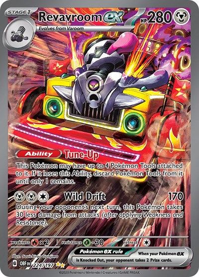 Revavroom ex - 224/197 (Special Illustration Rare) [OBF-224-SIR]