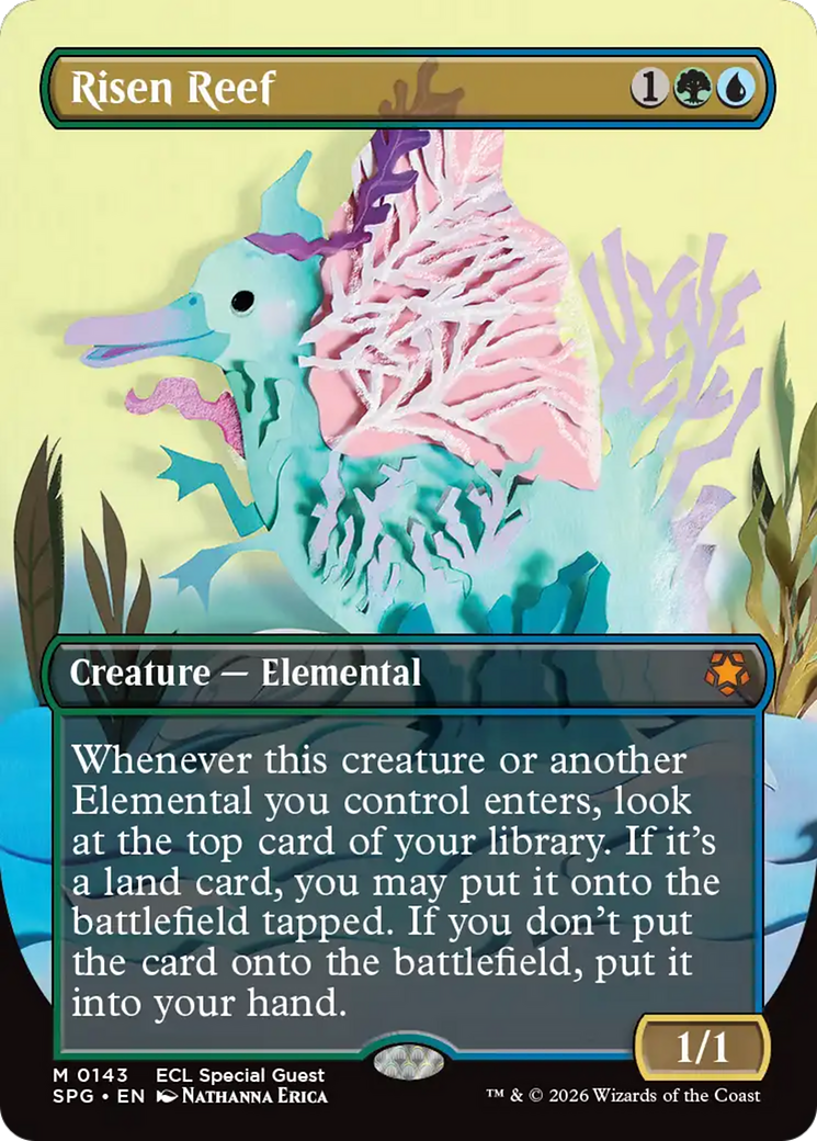 Risen Reef - Borderless - Full Art [SPG-143]