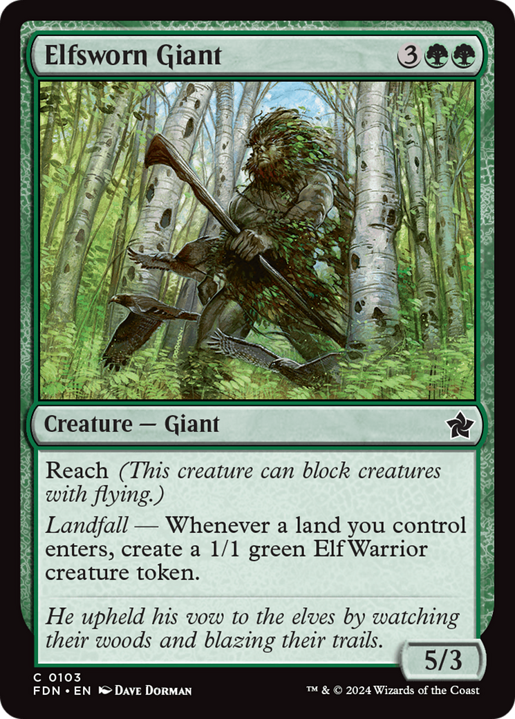 Elfsworn Giant [FDN-103]