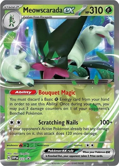 Meowscarada ex - 033 (Promo) [SVP-033-PROMO]
