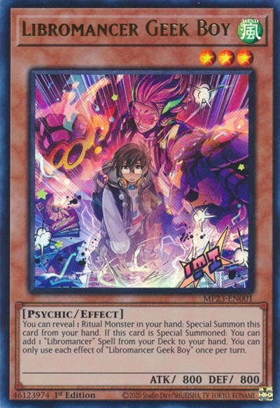 Libromancer Geek Boy (Ultra Rare) [MP23-EN001-UR]