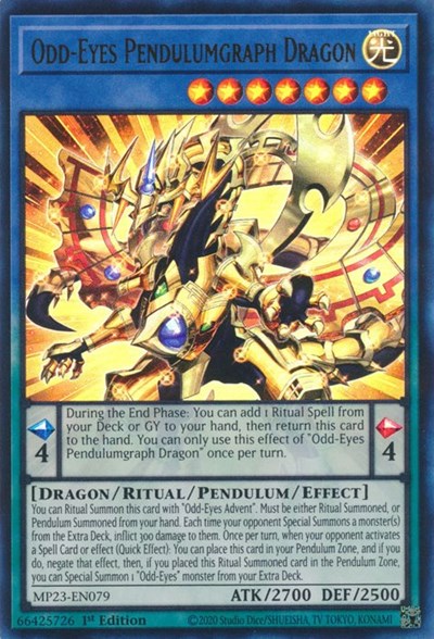 Odd-Eyes Pendulumgraph Dragon (Ultra Rare) [MP23-EN079-UR]