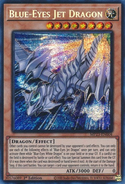 Blue-Eyes Jet Dragon (Prismatic Secret Rare) [MP23-EN004-PrSR]