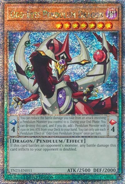Odd-Eyes Pendulum Dragon (Quarter Century Secret Rare) [TN23-EN011-QCSR]