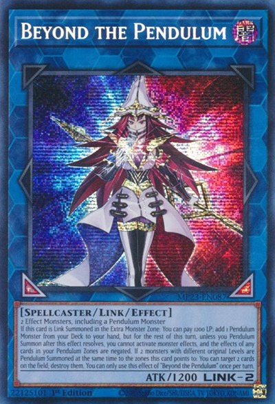 Beyond the Pendulum (Prismatic Secret Rare) [MP23-EN087-PrSR]