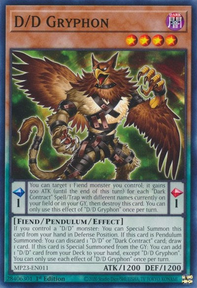 D/D Gryphon (Common) [MP23-EN011-C]