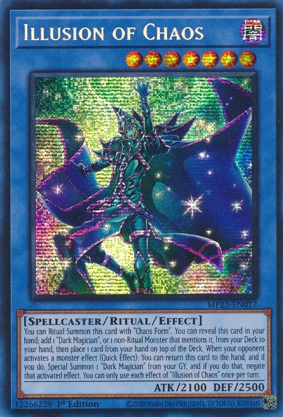 Illusion of Chaos (Prismatic Secret Rare) [MP23-EN017-PrSR]