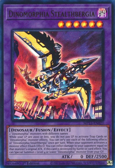 Dinomorphia Stealthbergia (Ultra Rare) [MP23-EN021-UR]