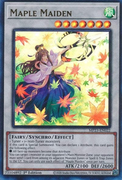 Maple Maiden (Ultra Rare) [MP23-EN022-UR]