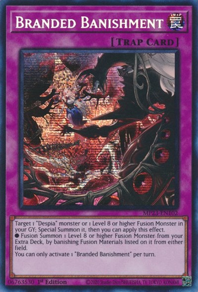 Branded Banishment (Prismatic Secret Rare) [MP23-EN102-PrSR]