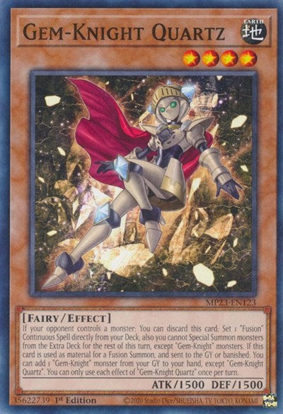 Gem-Knight Quartz (Common) [MP23-EN123-C]