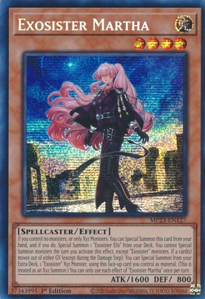 Exosister Martha (Prismatic Secret Rare) [MP23-EN127-PrSR]