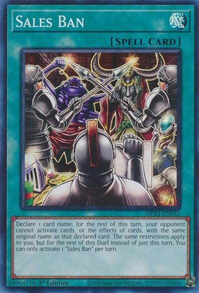 Sales Ban (Super Rare) [MP23-EN035-SuR]