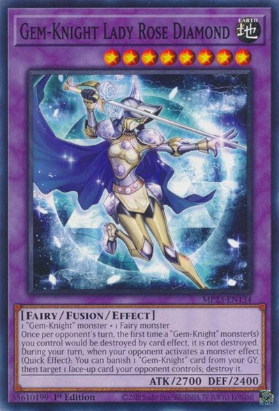 Gem-Knight Lady Rose Diamond (Common) [MP23-EN134-C]