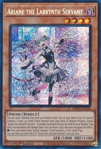 Ariane the Labrynth Servant (Prismatic Secret Rare) [MP23-EN228-PrSR]