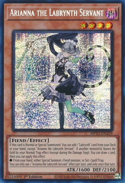 Arianna the Labrynth Servant (Prismatic Secret Rare) [MP23-EN229-PrSR]