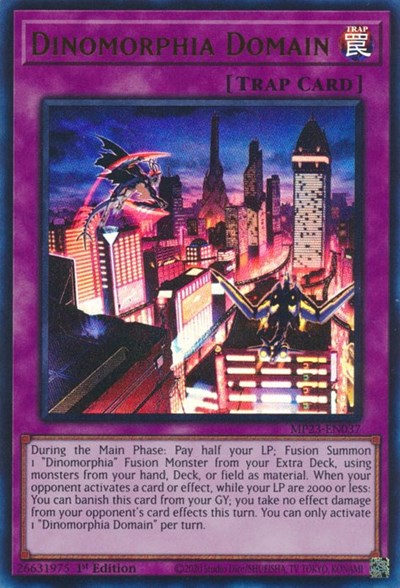 Dinomorphia Domain (Ultra Rare) [MP23-EN037-UR]