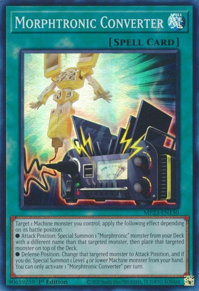 Morphtronic Converter (Super Rare) [MP23-EN150-SuR]
