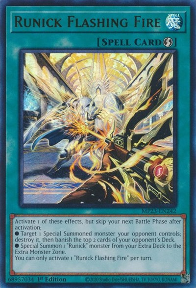 Runick Flashing Fire (Ultra Rare) [MP23-EN242-UR]