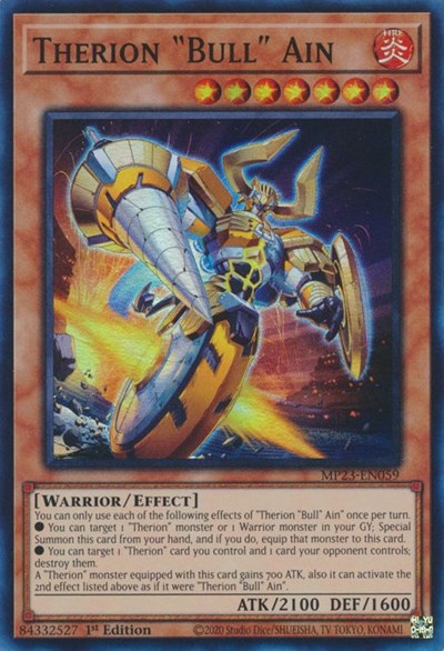 Therion "Bull" Ain (Super Rare) [MP23-EN059-SuR]