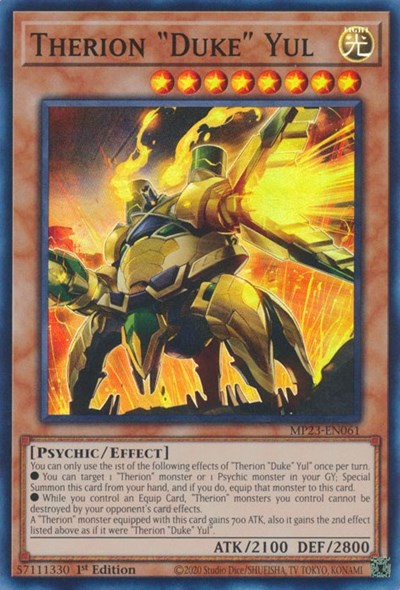 Therion "Duke" Yul (Super Rare) [MP23-EN061-SuR]