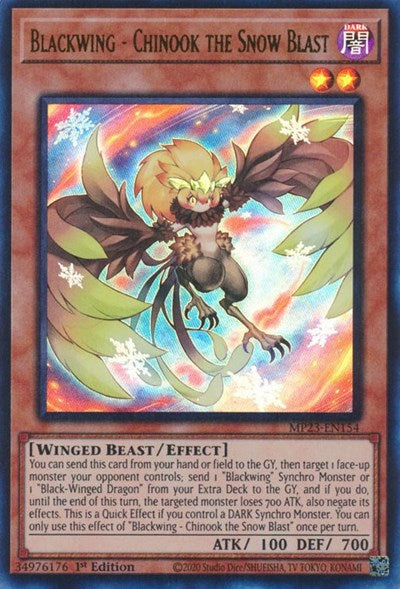 Blackwing - Chinook the Snow Blast (Ultra Rare) [MP23-EN154-UR]