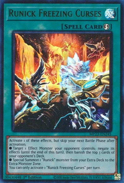 Runick Freezing Curses (Ultra Rare) [MP23-EN245-UR]