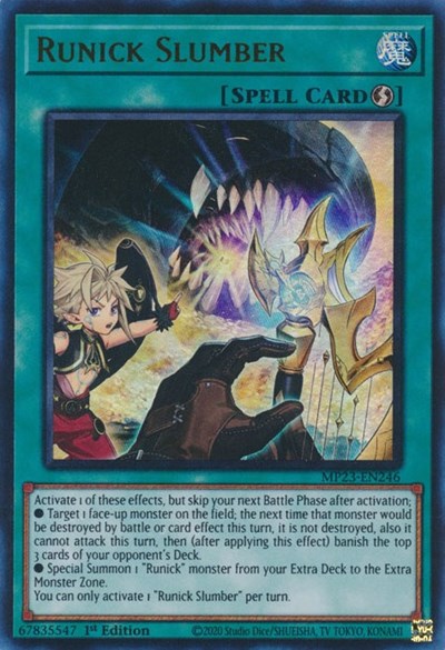 Runick Slumber (Ultra Rare) [MP23-EN246-UR]