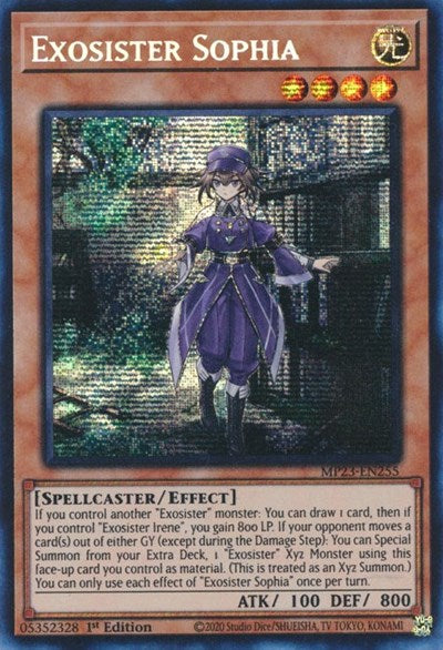 Exosister Sophia (Prismatic Secret Rare) [MP23-EN255-PrSR]