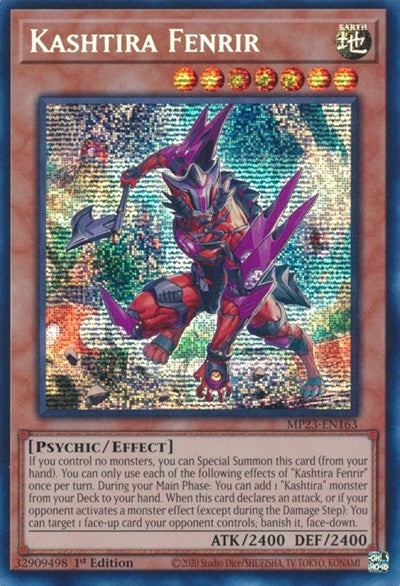 Kashtira Fenrir (Prismatic Secret Rare) [MP23-EN163-PrSR]