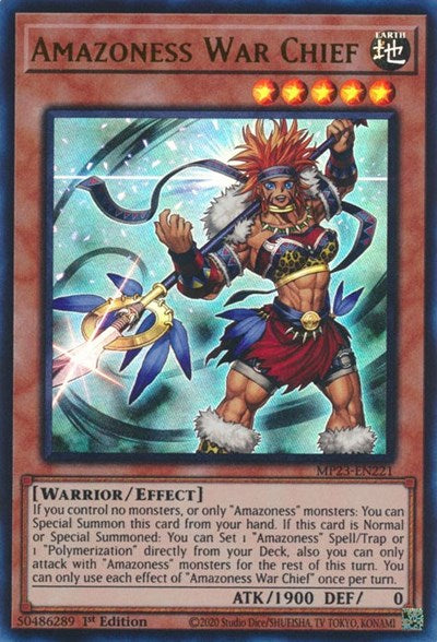 Amazoness War Chief (Ultra Rare) [MP23-EN221-UR]