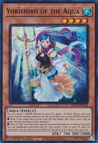 Yorishiro of the Aqua (Ultra Rare) [MP23-EN218-UR]