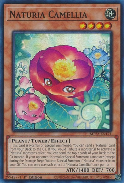 Naturia Camellia (Super Rare) [MP23-EN171-SuR]