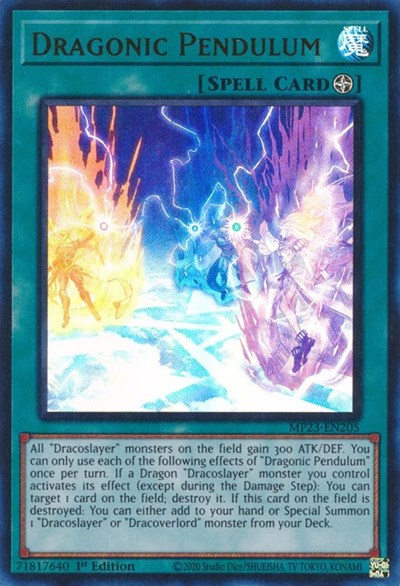 Dragonic Pendulum (Ultra Rare) [MP23-EN205-UR]