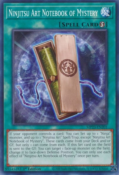 Ninjitsu Art Notebook of Mystery (Common) [MP23-EN201-C]